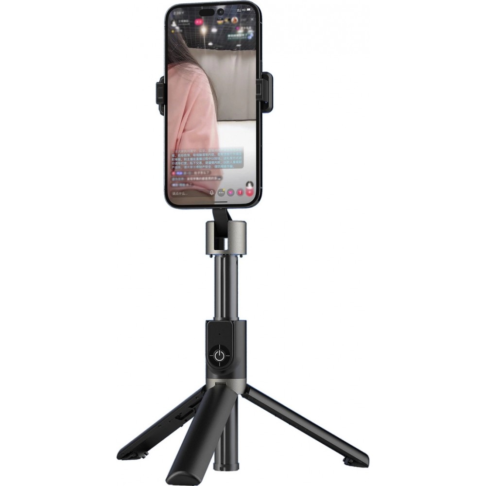 Perche à selfie télescopique avec trépied Dudao F18B pour smartphone et appareil photo - Noir