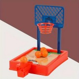 Petit jeu de basket-ball de table avec les doigts pour la maison ou le bureau pour 1 ou plusieurs joueurs - Bleu rouge