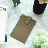 Pochette à bandoulière universelle pour smartphone en cuir végétal avec lanière en cuir (végétal) - Brun