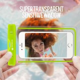 Pochette étanche waterproof pour smartphone avec capacité tactile PhoneLook - Vert