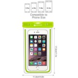 Pochette étanche waterproof pour smartphone avec capacité tactile PhoneLook - Vert