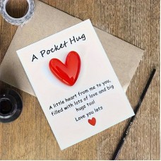Pocket Hug Petite carte de vœux mignonne pour des salutations bienveillantes