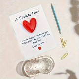 Pocket Hug Petite carte de vœux mignonne pour des salutations bienveillantes
