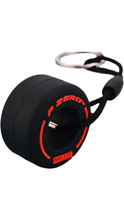 Porte-clés / bijoux universel - Pneu "P Zero" Pirelli F1 Sport - Rouge