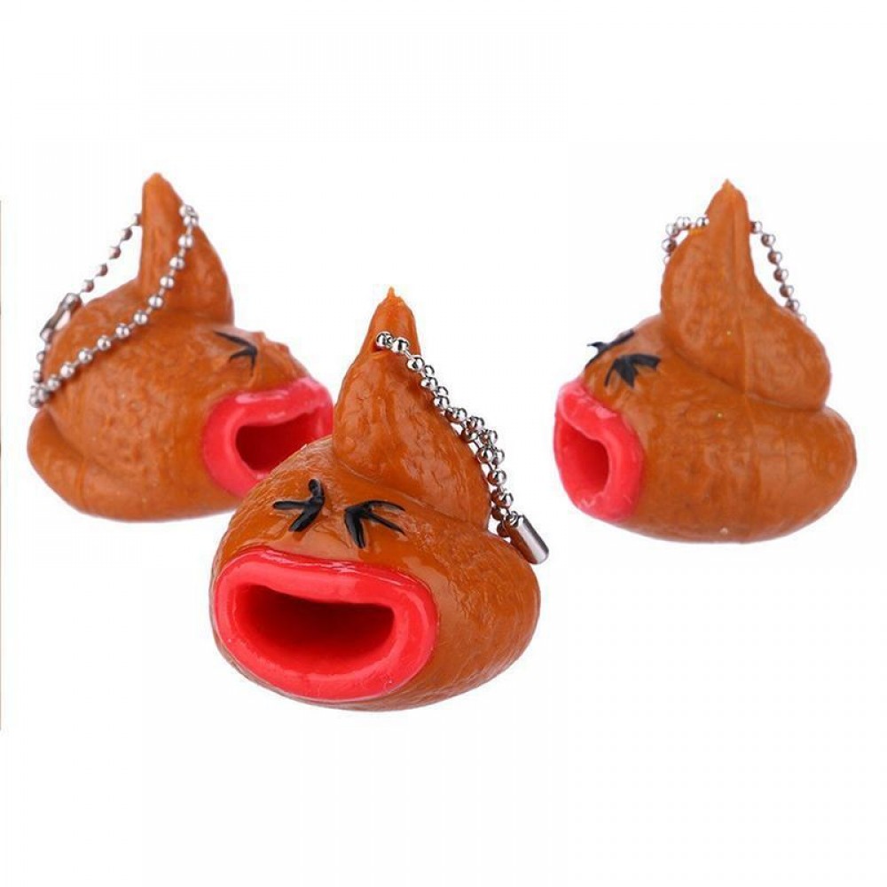 Porte-clés universel souple et malléable caca (1 pièce)
