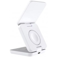 PowerSafe station de charge 3 en 1 compacte MagSafe (iPhone, Apple Watch, AirPods) - Blanc