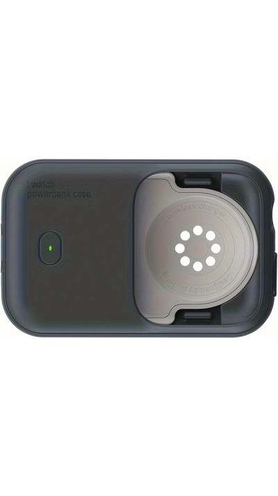 Coque Apple Watch 44/45 mm - Power Bank Case charge magnétique sans fil (USB-C) charge en utilisation - Bleu foncé