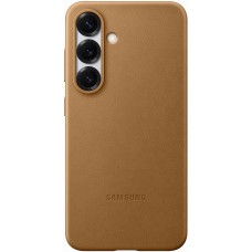 Galaxy S25 Case H&uuml;lle - Premium Vegan Leder Backcover KindSuit - Gold
