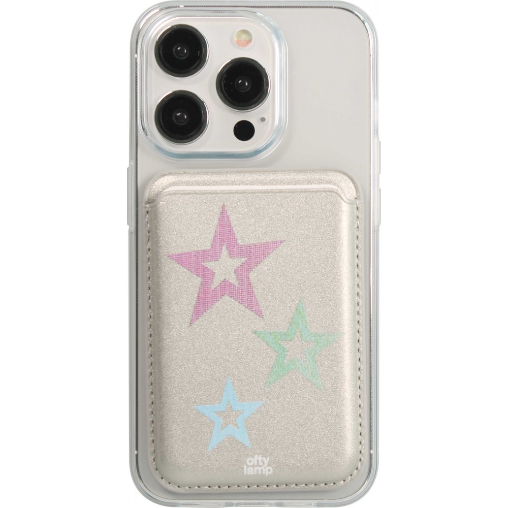 Porte-cartes premium magnétique avec aimants forts - Compatible avec Apple MagSafe  - Design nr 12