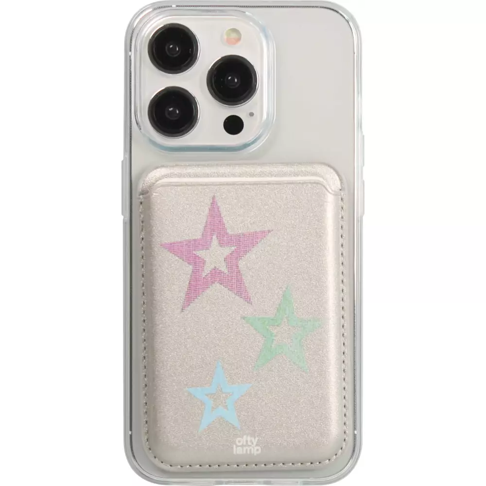 Premium magnetischer Kartenhalter mit starker Haftung - Kompatibel mit Apple MagSafe  - Design nr 12