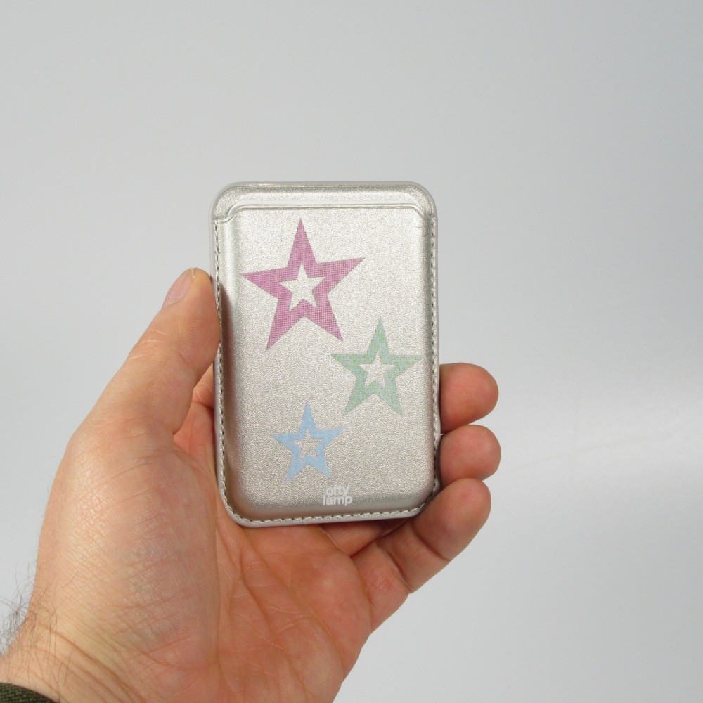 Porte-cartes premium magnétique avec aimants forts - Compatible avec Apple MagSafe  - Design nr 12
