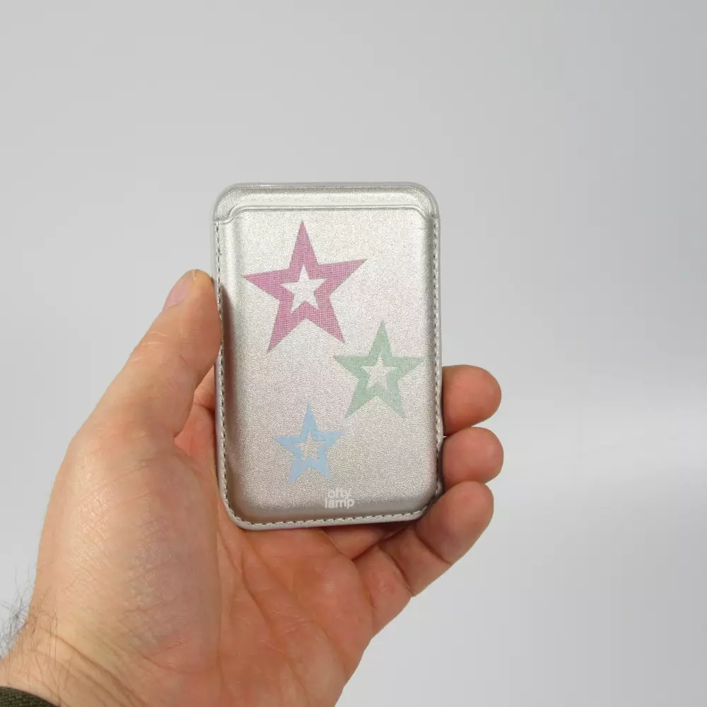 Premium magnetischer Kartenhalter mit starker Haftung - Kompatibel mit Apple MagSafe  - Design nr 12