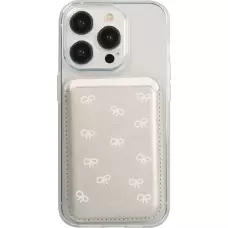 Premium magnetischer Kartenhalter mit starker Haftung - Kompatibel mit Apple MagSafe  - Design nr 2
