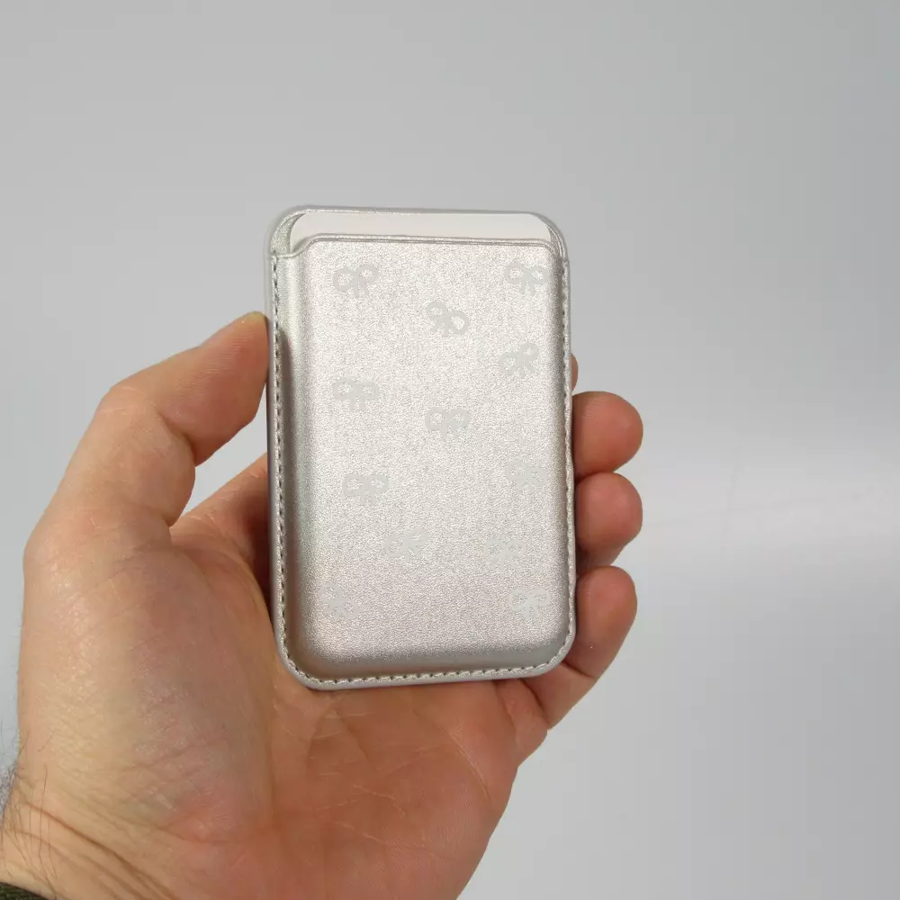 Premium magnetischer Kartenhalter mit starker Haftung - Kompatibel mit Apple MagSafe  - Design nr 2
