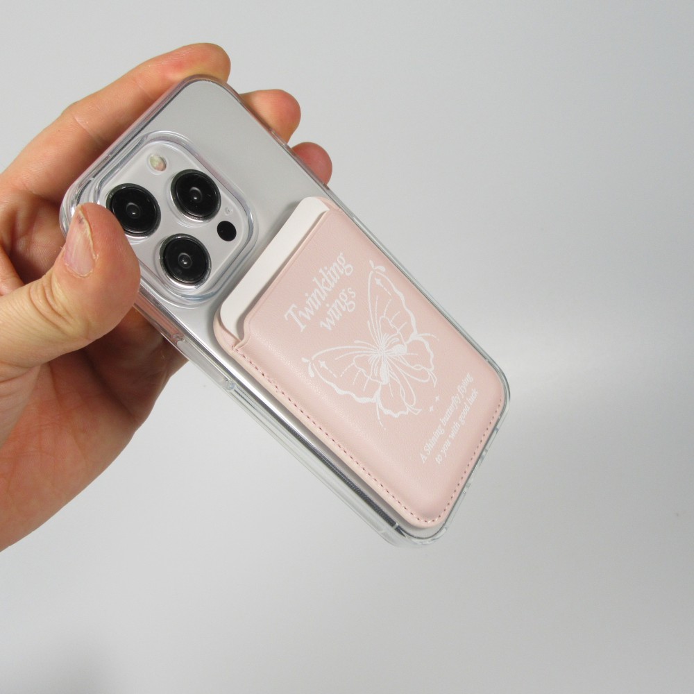 Porte-cartes premium magnétique avec aimants forts - Compatible avec Apple MagSafe  - Design nr 7