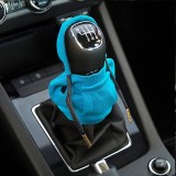 Pull à capuche - jaquette universel et décoratif à la mode pour pommeau de vitesse dans la voiture - Blanc
