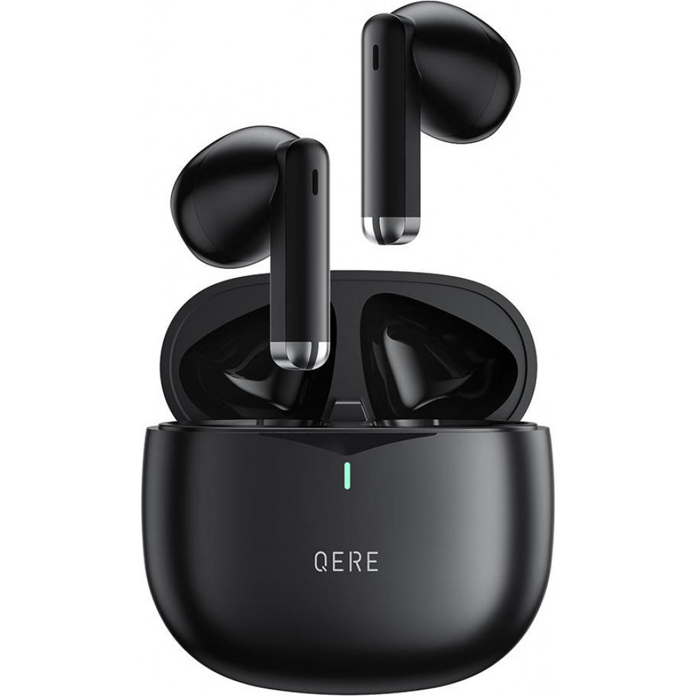 QERE E28 écouteurs sans fil Bluetooth 5.3 In-Ear HIFI avec annulation de bruit, IPX5 & Touch Control - Noir