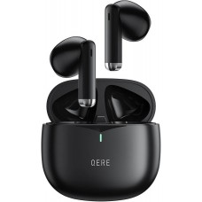 QERE E28 écouteurs sans fil Bluetooth 5.3 In-Ear HIFI avec annulation de bruit, IPX5 & Touch Control - Noir