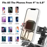 Quick Lock - Support pour smartphone pour vélo et moto avec fonction Quick Release - Noir