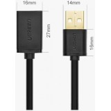 Rallonge c&acirc;ble USB-A femelle vers USB-A m&acirc;le (2 m) Ugreen - Noir
