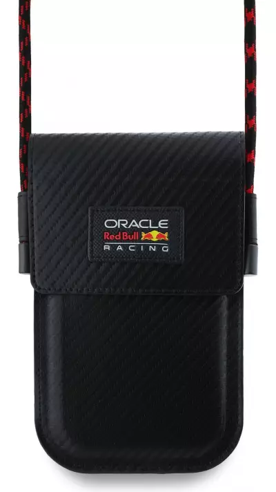 Red Bull Racing pochette universelle look carbon - Noir