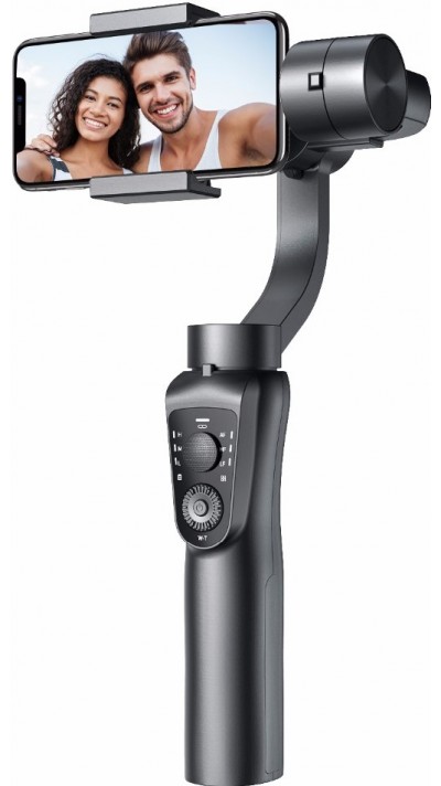 Gimbal stabilisateur S5B à 3 axes universel avec Bluetooth image balance - Noir