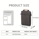 Sac à bandoulière sac à main portable imperméable pour iPad + Laptop + MaxBook 13 pouces - Bleu