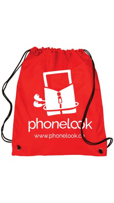 Sac de festival en nylon PhoneLook - Rouge