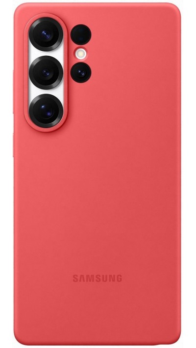 Coque Samsung Galaxy S25 Ultra - Samsung original Silicone - Rouge Coque Samsung Galaxy S25 Ultra - Samsung original Silicone - Rouge