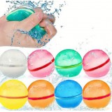 Set de 7 ballons / bombes à eau réutilisables et écologiques Multicolor