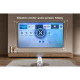 Smart Projecteur HD MG50 Multimédia LED Home Cinema avec Screen Mirroring (Android 12, Wi-Fi 6)