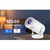 Smart Projecteur HD MG50 Multimédia LED Home Cinema avec Screen Mirroring (Android 12, Wi-Fi 6)