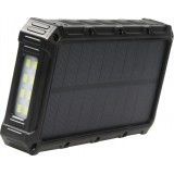 Solar Power Bank outdoor 36000mAh batterie externe avec Qi Wireless Charging - Noir