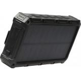 Solar Power Bank outdoor 36000mAh batterie externe avec Qi Wireless Charging - Noir