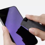 Spray nettoyeur 2 en 1 pour écrans de smartphone avec microfibre intégrée - Gris