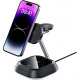 Station de Charge Inductive 3 en 1 Acefast E16 15W pour iPhone / Airpods / Apple Watch - Noir