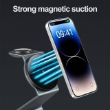 Station de charge 3en1 magnétique MagSafe 15W en aluminium charge sans fil rapide (iPhone, AppleWatch, AirPods) - Dark grey