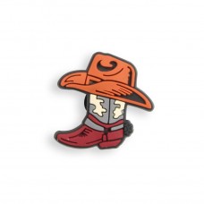 Charm bijou 3D pour coque avec trous style Crocs - Cowboy Hat & Boots