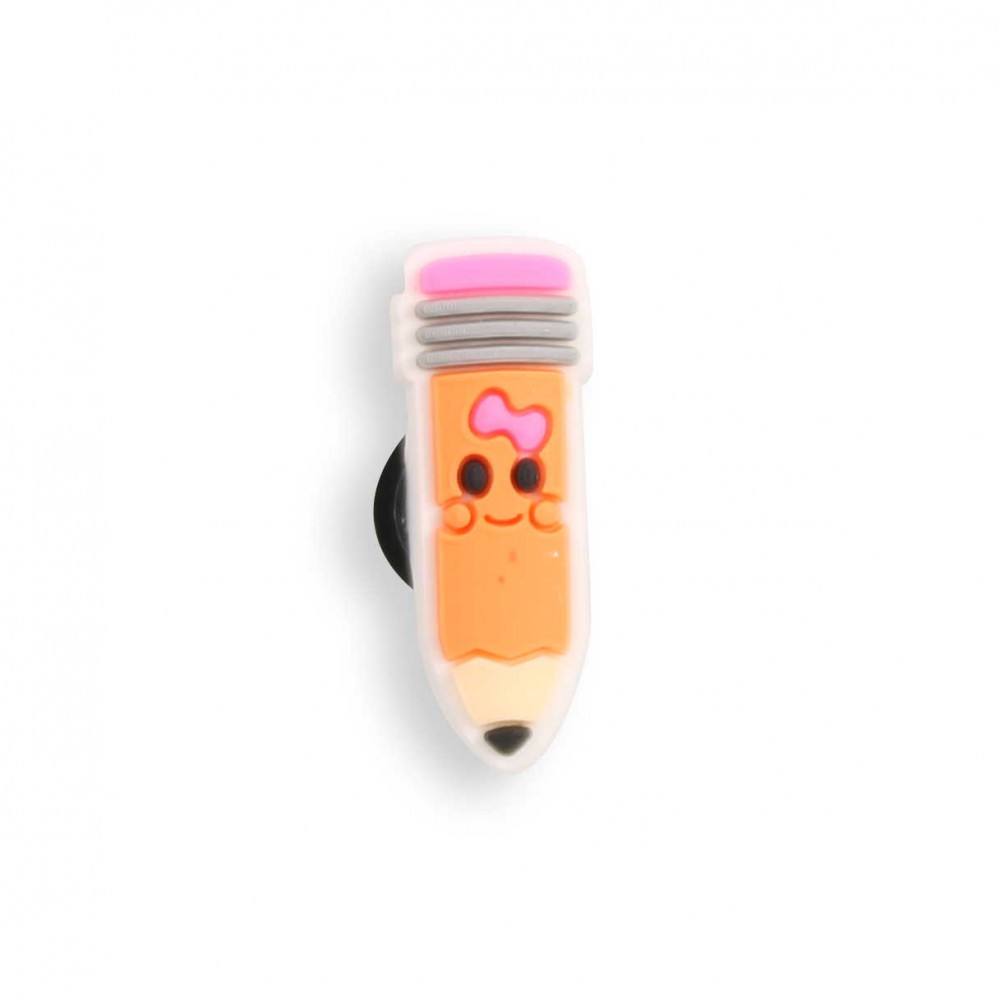 Charm bijou 3D pour coque avec trous style Crocs - Cute Pencil