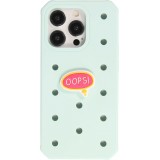 Charm bijou 3D pour coque avec trous style Crocs - Oops! Cartoon