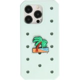 Charm bijou 3D pour coque avec trous style Crocs - Palmtree on Island