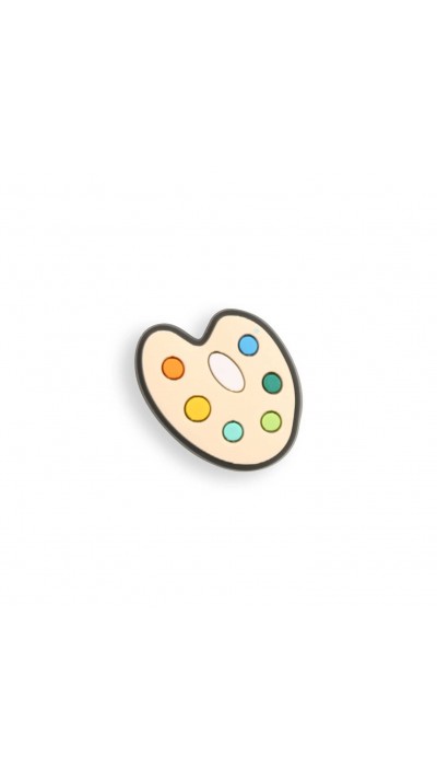 Charm bijou 3D pour coque avec trous style Crocs - Plate of paint