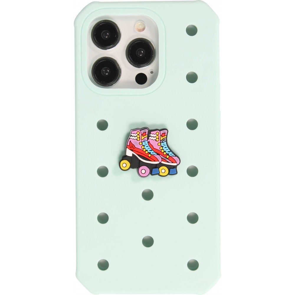 Charm bijou 3D pour coque avec trous style Crocs - Rollerblades