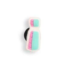 Charm bijou 3D pour coque avec trous style Crocs - Vibrant Letter