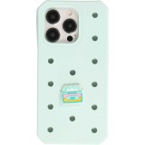 Charm bijou 3D pour coque avec trous style Crocs - Vintage Retro Casette