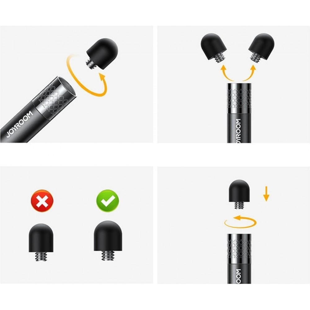 Stylo Numérique Passif Joyroom pour Smartphone et Tablette JR-DR01 - Noir
