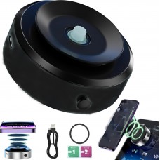 Support Téléphone Magnétique 360° Rotatif Compatible MagSafe pour écrans et surfaces lisses - Noir