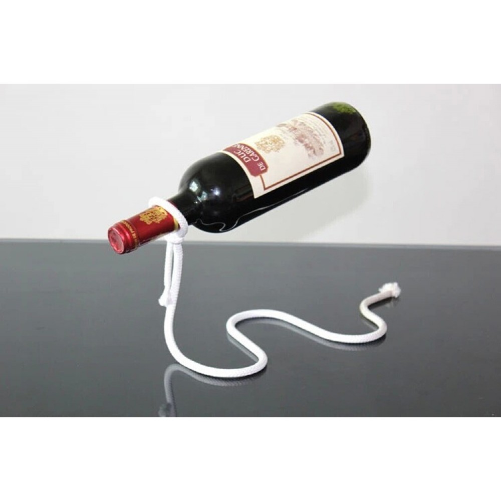 Support à bouteille de vin corde magique pour cuisine et salle à manger