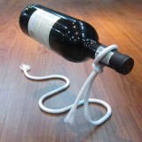 Support à bouteille de vin corde magique pour cuisine et salle à manger