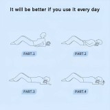 Support cervical pour la relaxation locale et le massage des cervicales en plastique rigide - Bleu